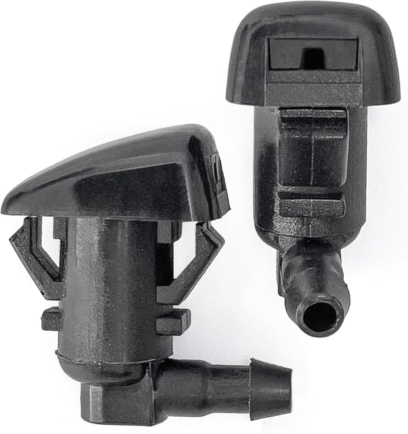 Click&Fit Windshield Washer Nozzles compatible with Ford Focus 2008-2011 Edge Mustang F-250 F-350 F-450 2010-2016, Lincoln MKX 2007-2015 – Wiper sprayer jets replaces BC3Z17603A, Classic 2pcs set - Image 1